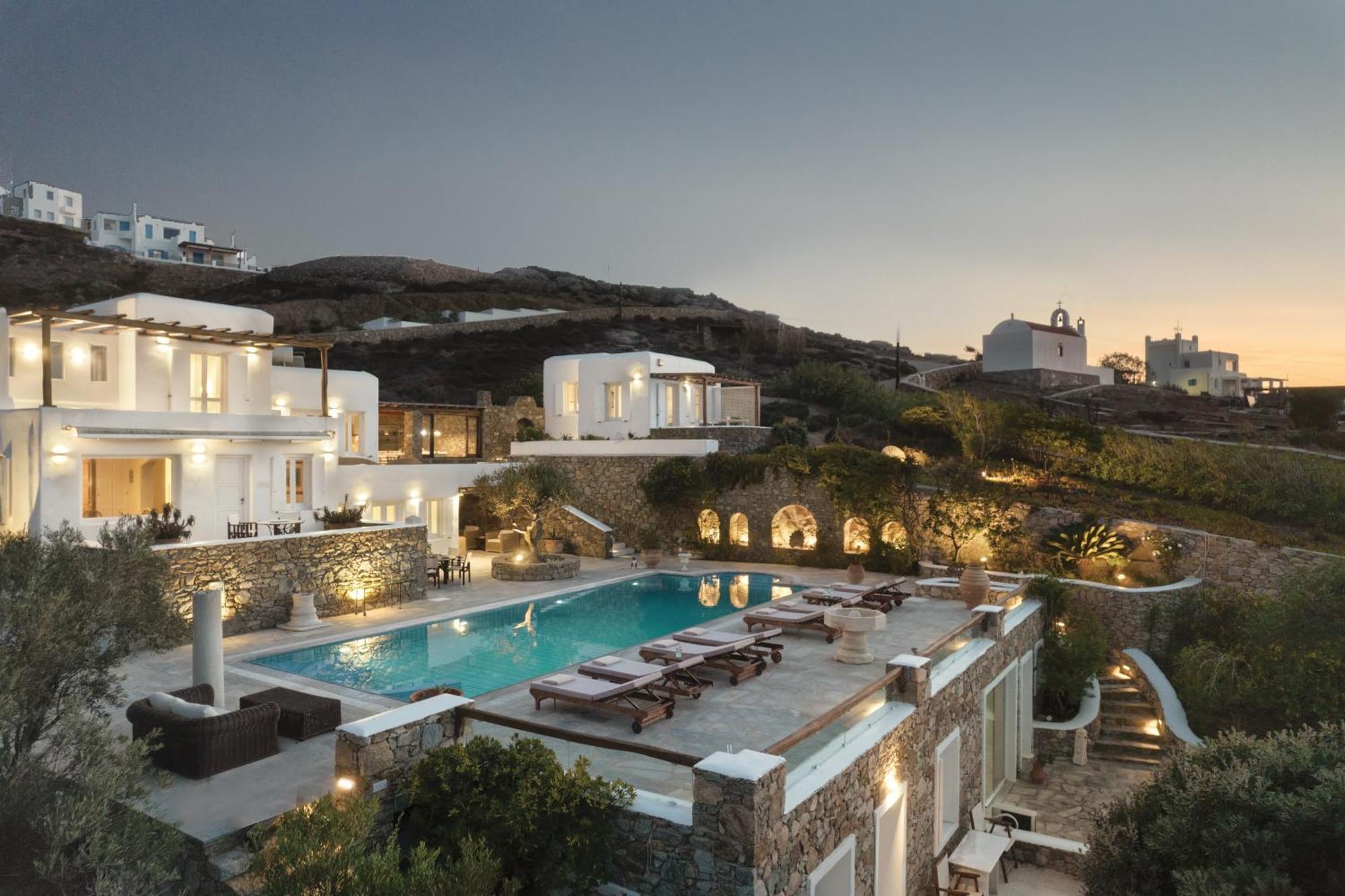 Villa Galaxy Ftelia Beach Exterior photo
